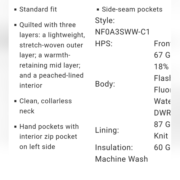 The North Face Mountain Sweatshirt Collarless Full Zip Jacket Small white - Picture 10 of 10